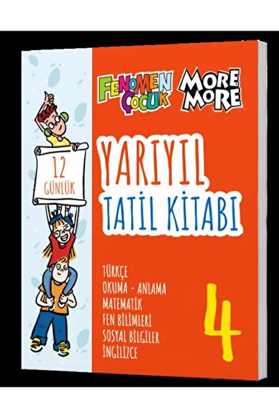 Kurmay Yayınevi FENOMEN ÇOCUK 4.SINIF YARIYIL TATİL KİTABI