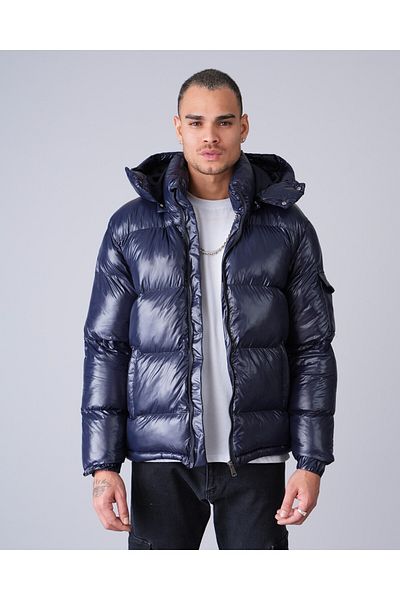 İkao Hooded Shiny Puffer Jacket