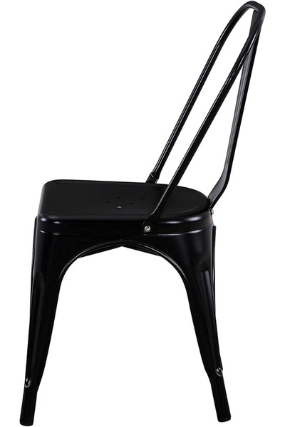 Mahmayi HYX503-1 Metal Stackable Dining Chairs for Indoor and Kitchen Chair -...