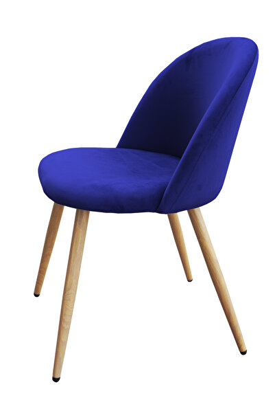 Mahmayi HYDC019 Velvet Blue Dining Chair for Living Room