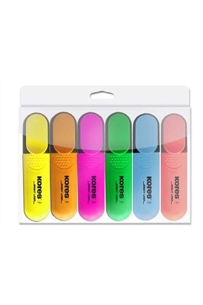 kores 36160 Highlighter 6 Colors