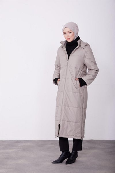 Armine Μπουφάν με κουκούλα Mink Mobile - 23k8605