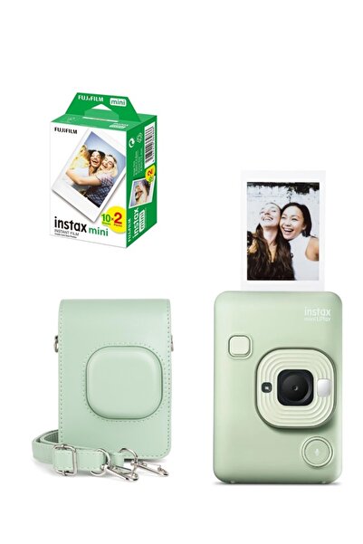 Fujifilm Instax Mini LiPlay Hybrid Matcha Green Fotoğraf Makinesi 20'li Film ...