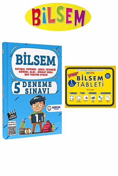 Ardışık Yayıncılık 1. Sınıf Bilsem Deneme Sınavı + 1. Sınıf Bilsem Tablet Kitabı