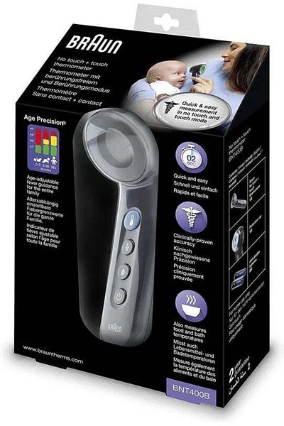 Braun Thermometer With Age Precision