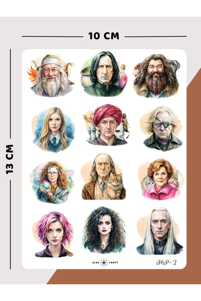 Else Craft Harry Potter Sticker - HP-2 - Ajanda Planlayıcı Bullet Journal İçi...