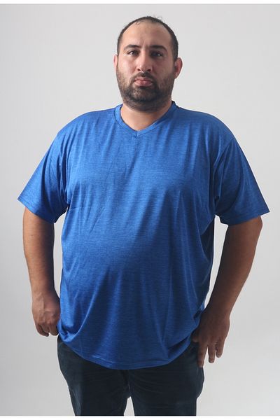 rood Μπλουζάκι Unisex Plus Size V-Neck