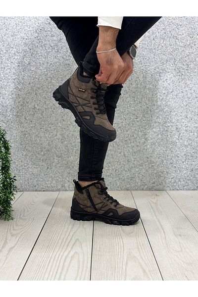 ayakkabiyolla Μπότες Unisex με φερμουάρ και γούνα μέσα