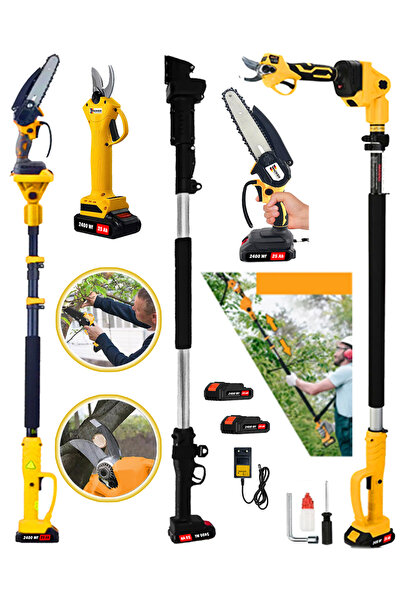 Wacker Pro Germany Yellow 2.7 Mt Teleskopik Uzatmalı 2400 Wf 25 Ah 2 Akülü Da...