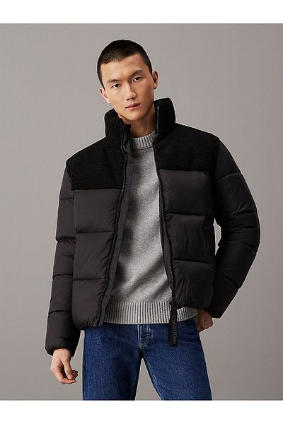 Calvin Klein Men's Coat - Sustainable Elegance, Modern Design