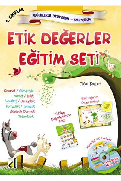 Damla Yayınevi Etik Değerler Eğitim Seti-1. Sınıf (10 KİTAP)