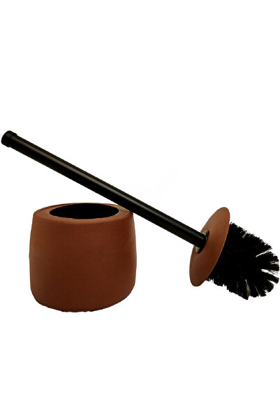 Minteks Βούρτσα τουαλέτας JAO σε σκούρο καφέ χρώμα