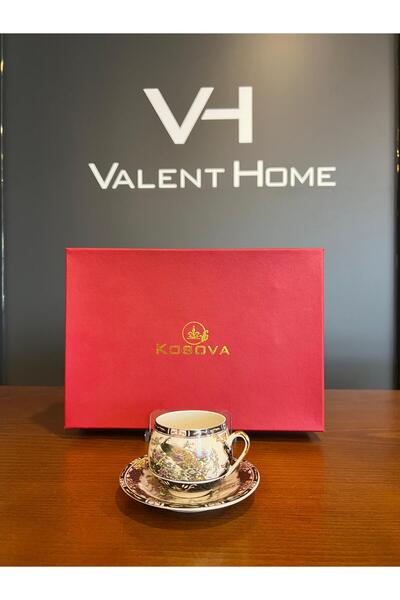 Kosova TOMBUL GEYŞALI 6 LI KAHVE FİNCAN TAKIM