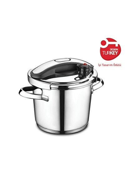 KORKMAZ Vertex Siyah Düdüklü Tencere