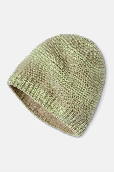 Tchibo Women Knitted Hat, Yellow Green