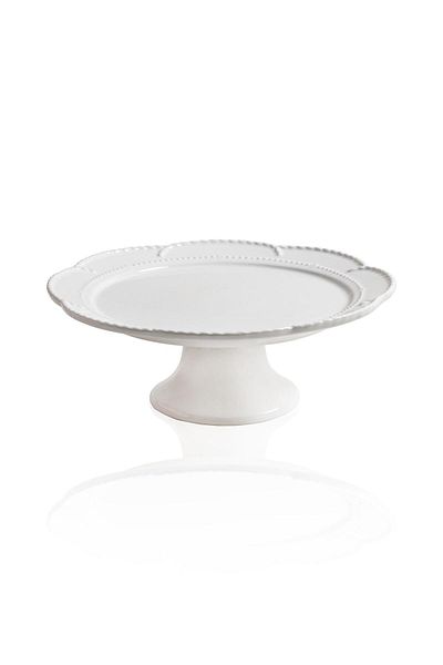 The Mia White Grande Pastry Cake Stand - 31X12 cm Grd0014