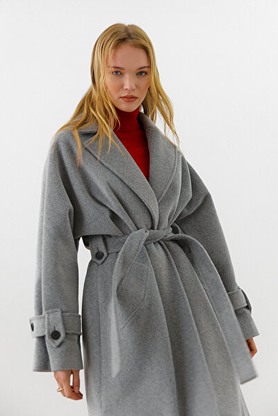 urban focus Belted Long Coat
