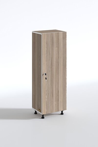 Kenzlife Sepetli Kilitli Mutfak Dolabı Ruberukilit Crd 134X45X30 Banyo Çamaşır Beyaz 10 Lu Sepet