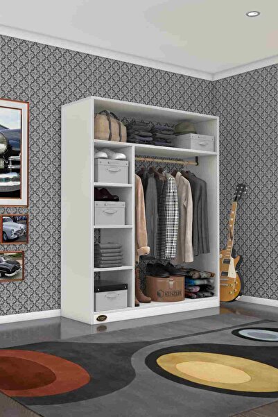 Kenzlife Giysi Dolabı Necmettin 150*120*40 Byz Gardırop