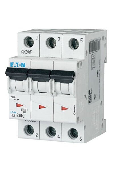 Eaton PL6-B10/3 OTOMATİK SİGORTA - 6KA - B EĞRİSİ - Y7-286587