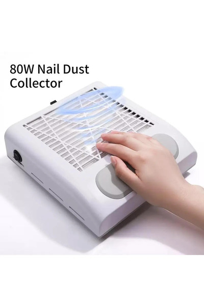 Nail Master Tırnak Toz Toplama Cihazı 80W Protez Tırnak Elektrikli Toz Toplay...