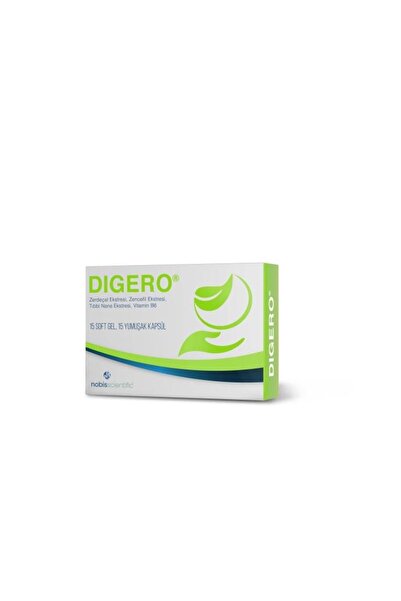 Nobis Scientific Digero 15 Kapsül Zerdeçal Ekstresi İçerikli