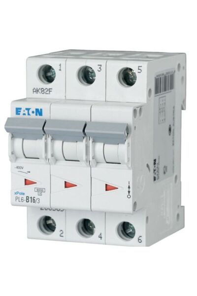 Eaton PL6-B16/3 OTOMATİK SİGORTA - 6KA - B EĞRİSİ - Y7-286589