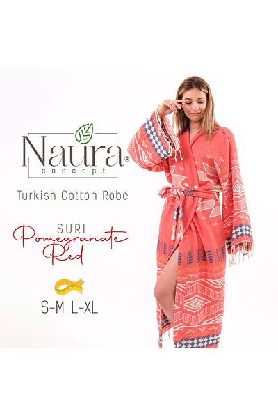 naura Concept Unisex Peshtemal Bathrobe