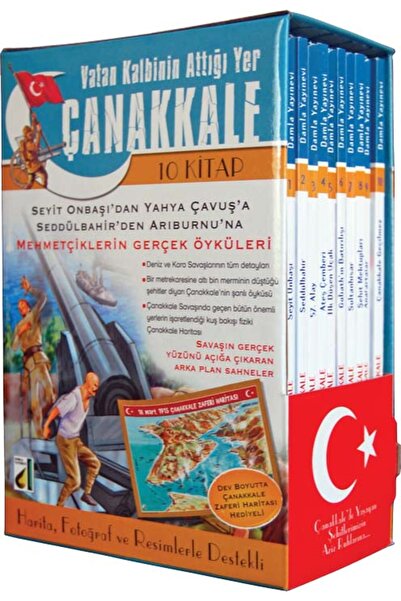 Damla Yayınevi VATAN KALBİNİN ATTIĞI YER ÇANAKKALE (10 KİTAP)