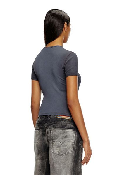 Diesel Tricou - Violet - Slim Fit