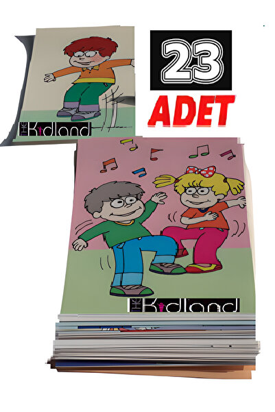 The Kidland Yayınları بطاقات كلمات مصورة متعددة الأغراض - مرحلة ما قبل المدرس...