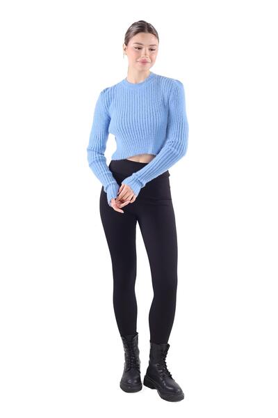 Rays 6620 Sakallı Yumoş Kazak Bebe Mavi