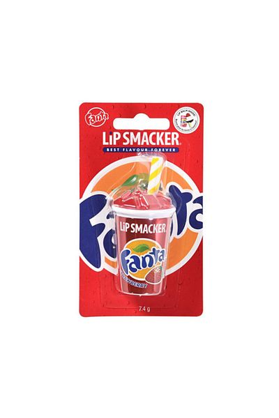 Lip Smacker Coca-Cola Cup Pot Balm - Fanta Strawberry 7.4G Blister New