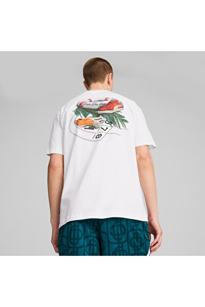 Puma X Ptc Graphic Unisex Λευκό T-Shirt