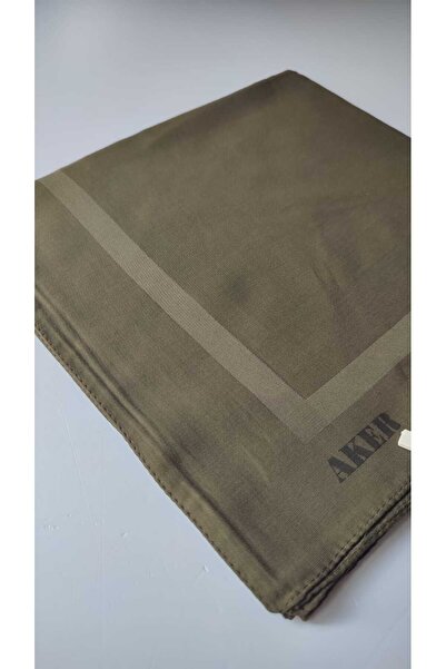 Aker Haki Düz Koton Eşarp 951