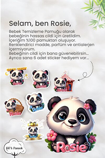 Turmepa Bebek Hijyen Avantaj Paketi ve Rosie Pamuk
