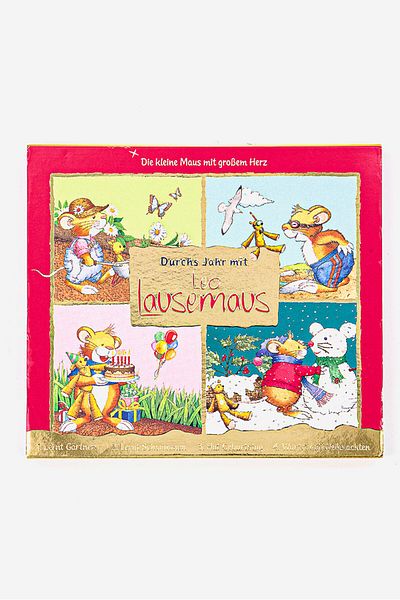 Tchibo Through The Year With Leo Lausemaus CD, Red and Gold