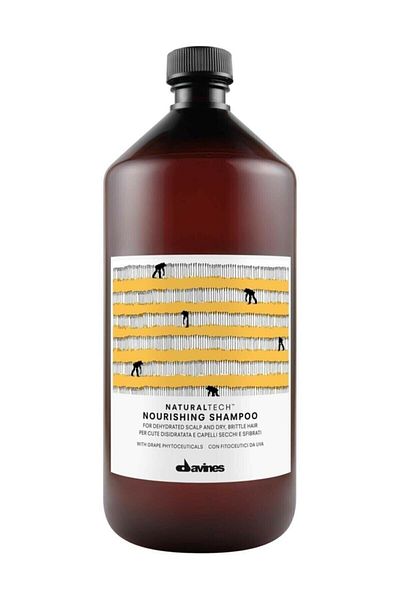 Davines Moisturizing Nourishing Shampoo for Dry and Damaged Hair 1000 ml