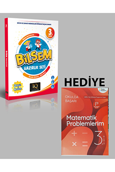 IQ YAYINLARI IQ Yayınları 3. Sınıf Bilsem Hazırlık Seti+ Problem Kitabı Hediyeli