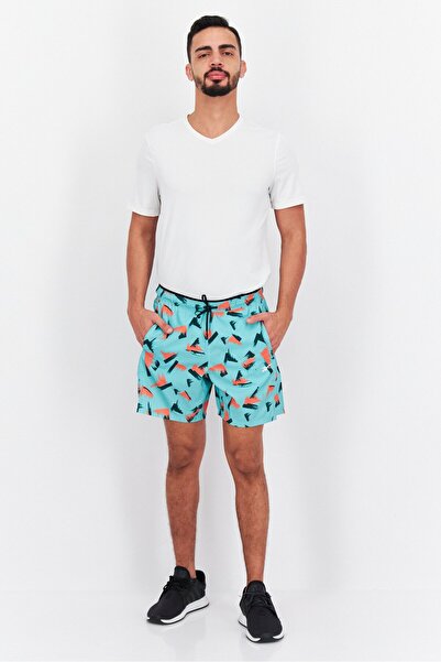 Reebok Gray Men's Shorts - Ts Speed Aop Short