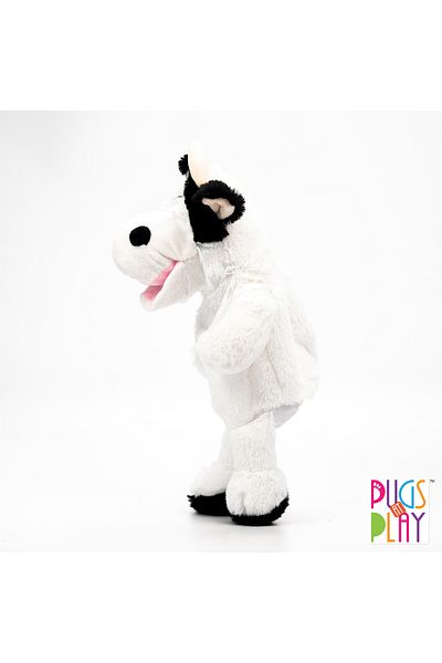 Pugs At Play Puppet Cow 14inch Battery Operated