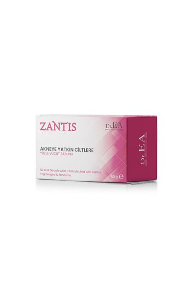 Dr. EA Laboratories Zantis Sulfur Salicylic Acid Glycolic Acid Soap 80 Gr Sulfur Soap