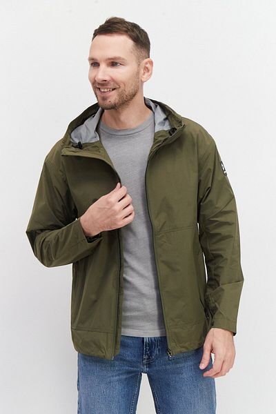 Replay Men Solid Long Sleeve Windbreaker Jacket, Olive