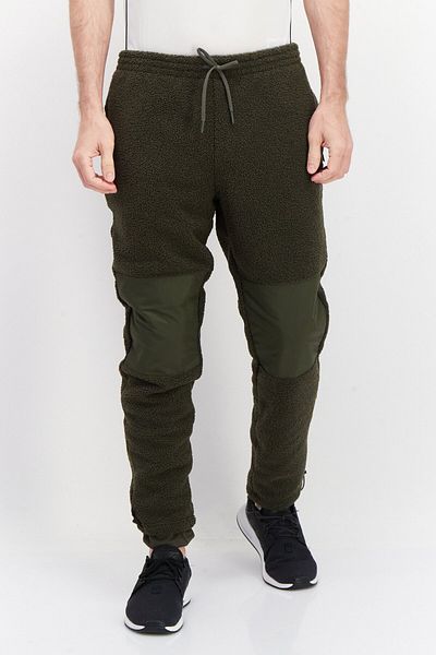 Fourlaps Men Regular Fit Sweat Pants, Army Green