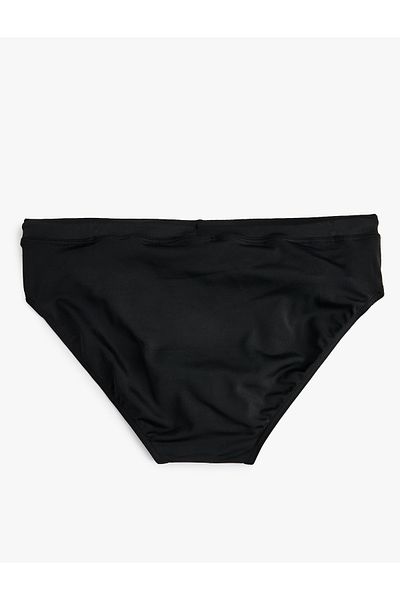 Koton Basic-Slip-Badeanzug mit Bindegürtel in der Taille