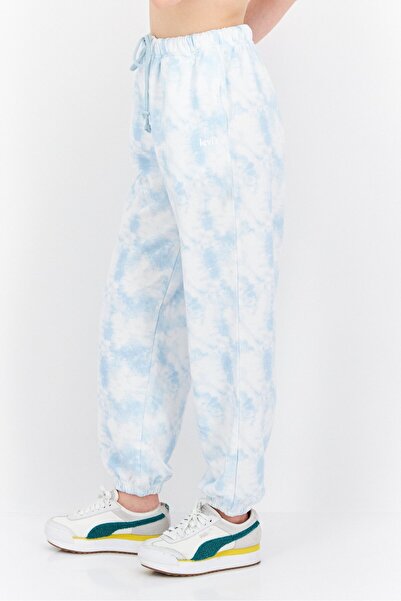 Levi's Women Regular Fit Tie Dye Sweatpants, Blue