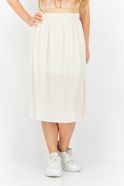 adidas Women Sportswear Fit Outdoor Skirt, Cream