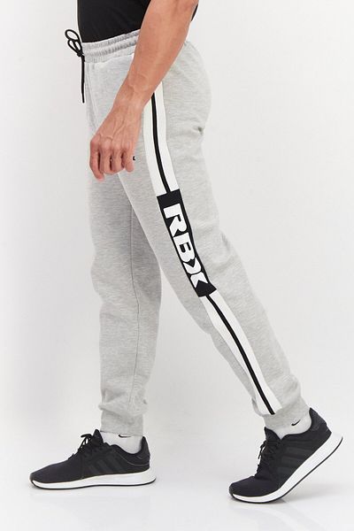 RBX Men Sportswear Fit Training Sweatpants, Grey