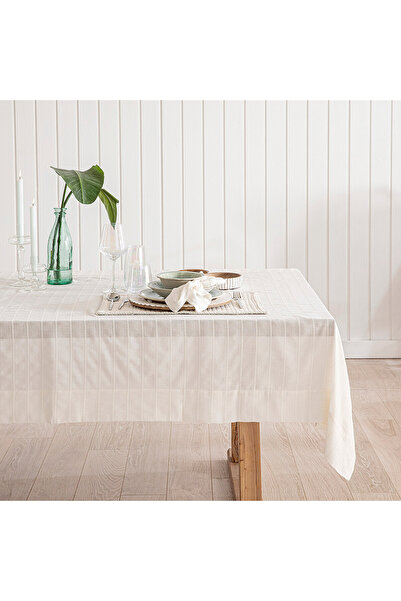 Chakra Bagre Masa Örtüsü Beyaz