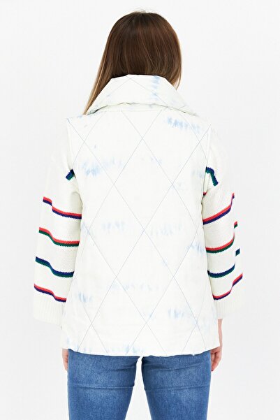 Steve Madden Women Washed Vest Jacket, Beige